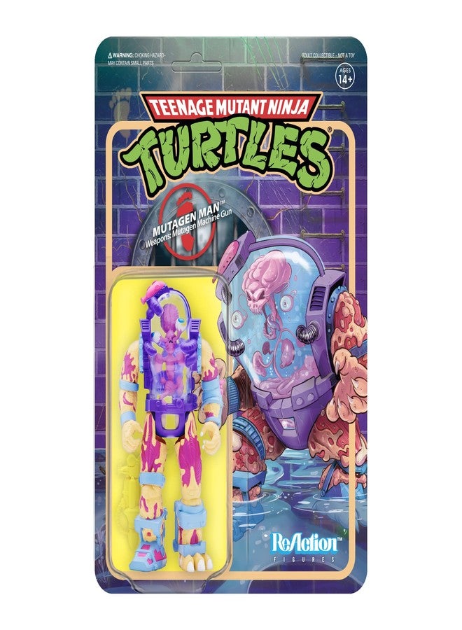 Super7 Teenage Mutant Ninja Turtles Mutagen Man 3.75 in Reaction Figure - Image 1
