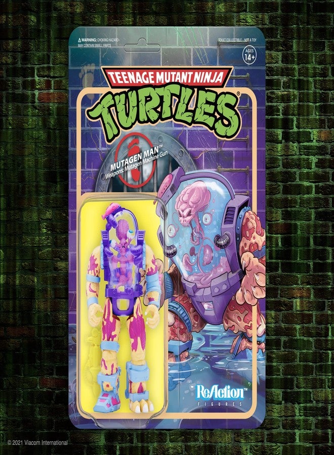 Super7 Teenage Mutant Ninja Turtles Mutagen Man 3.75 in Reaction Figure - Image 4