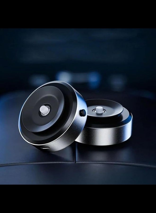 Earldom Double-Sided Phone Holder: Innovative Dual Suction Cup and Magnetic Design, Magnetic Car Suction Cup Holder, Suction Cup Phone Mount, 360°3D Rotation Portable Magnetic Phone Holder (Black) - Image 1