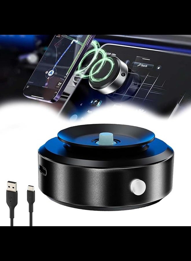 Earldom Double-Sided Phone Holder: Innovative Dual Suction Cup and Magnetic Design, Magnetic Car Suction Cup Holder, Suction Cup Phone Mount, 360°3D Rotation Portable Magnetic Phone Holder (Black) - Image 4