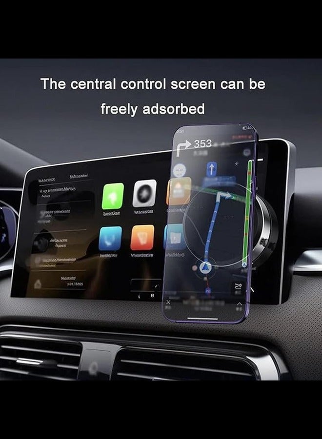 Earldom Double-Sided Phone Holder: Innovative Dual Suction Cup and Magnetic Design, Magnetic Car Suction Cup Holder, Suction Cup Phone Mount, 360°3D Rotation Portable Magnetic Phone Holder (Black) - Image 5