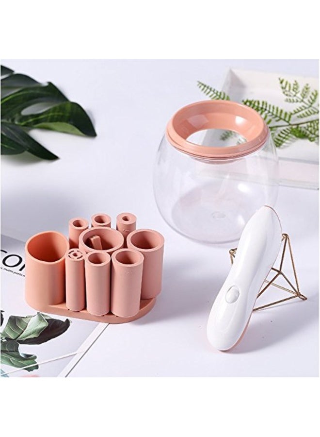 Automatic Makeup Brush Cleaner Device Electronic Cleaning Machine Electric Drier Cleans and Dries Deep Clean Machine Ensures Thorough Cleaning In Seconds Brushes Kit Washing Tools Dryer - Image 3