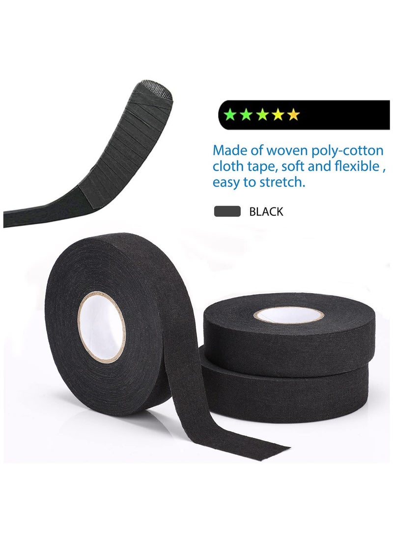 KASTWAVE - Hockey Tape, 1" x 27 Yard Adhesive Cloth Tape, Hokey Stick Blade Handle Shaft Bat Sports Tape, Non-Slip Grip Wrap for Ice Hockey, Field Hockey, Roller Hockey, Lacrosse - Image 1