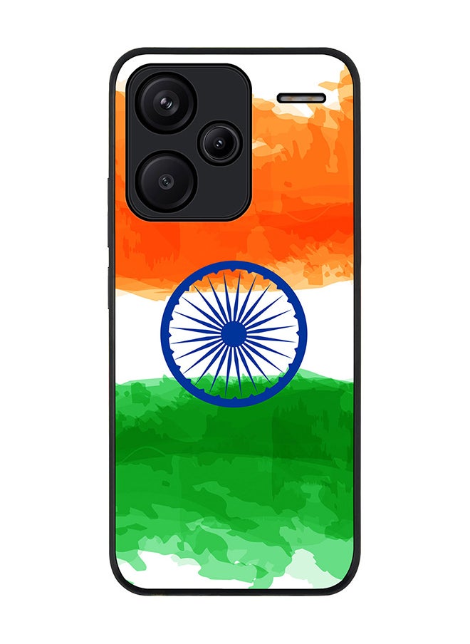 Stylizedd - Rugged Black Edge Case for Xiaomi Redmi Note 13 Pro Plus, Slim fit Case Flexible Anti Drop TPU Gel Thin Cover -  Blue Chakra - Image 1