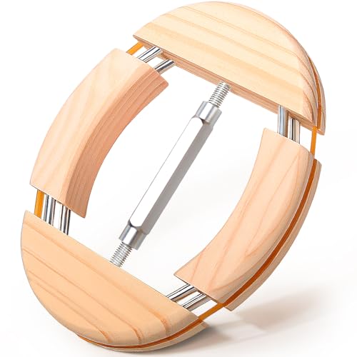 SPVIOQI Hat Stretcher 4 Way, Cowboy Hat Stretcher for Fitted Hats Size 6 7/8 to 8 1/2, Extender Widener Reshaper Fits All Caps - Solid Wood, Heavy Duty of Hats Jack Stretchers for Cowboy Baseball Caps - Image 1