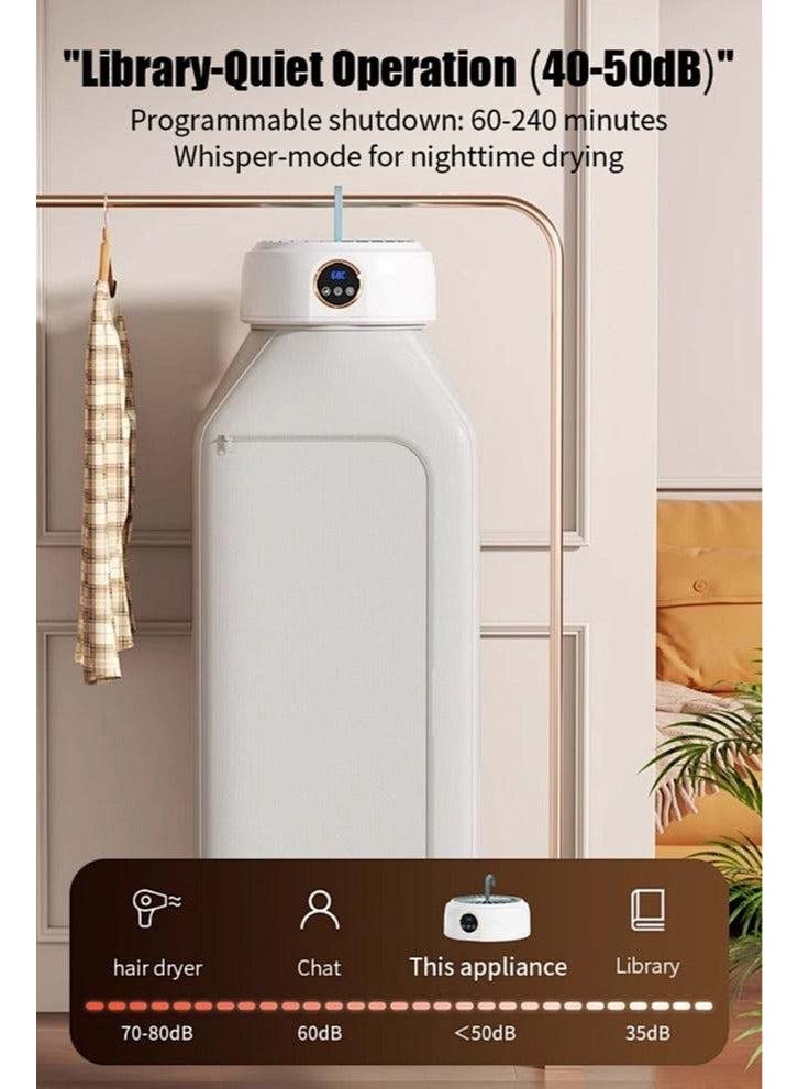 Laundry Dryer, Multifunctional Electric Dryer Machine, Clothes Dryer with Dryer , 2 Gear Adjustable Dryer Machine, Dryer for Delicate Garments - Image 2
