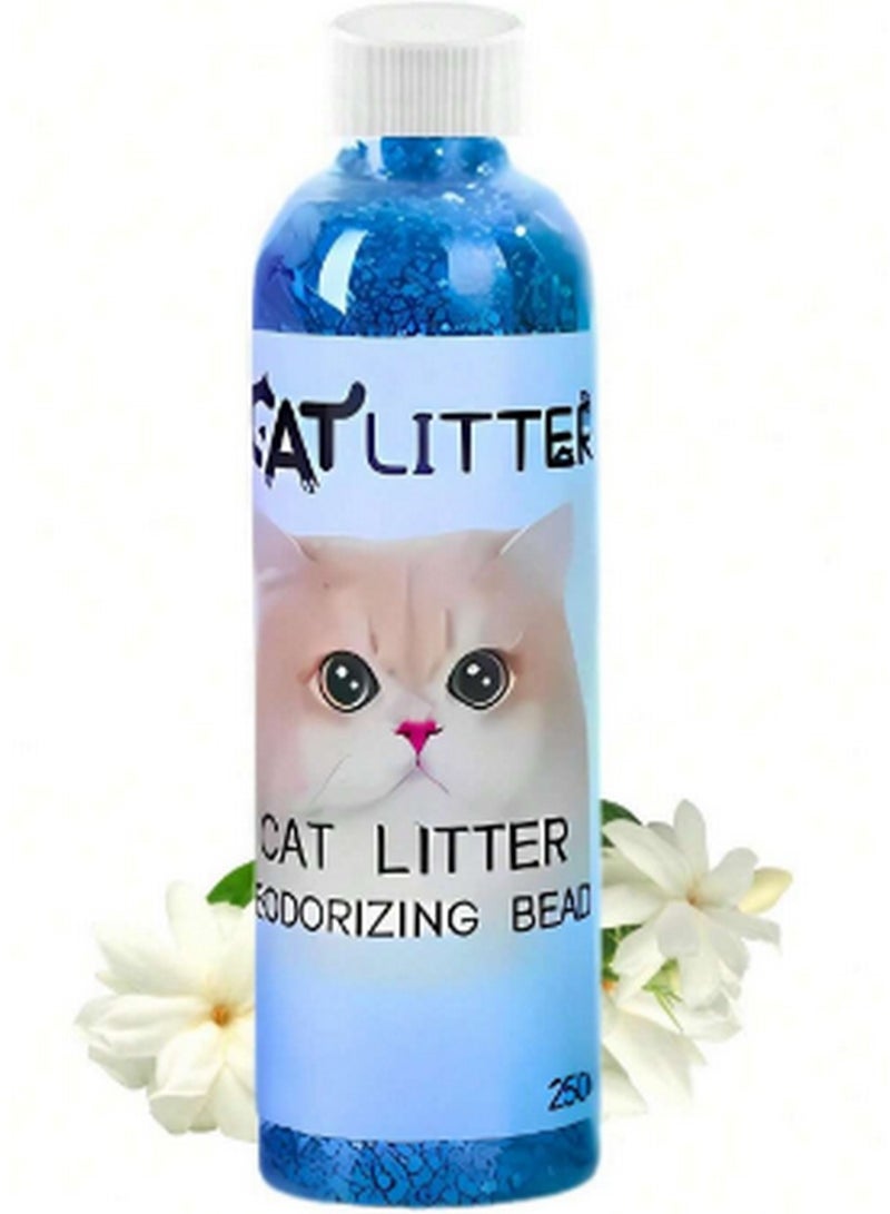 Cat Litter Deodorizing Beads - Jasmin Formula with Odor-Neutralizing Power (250ml)