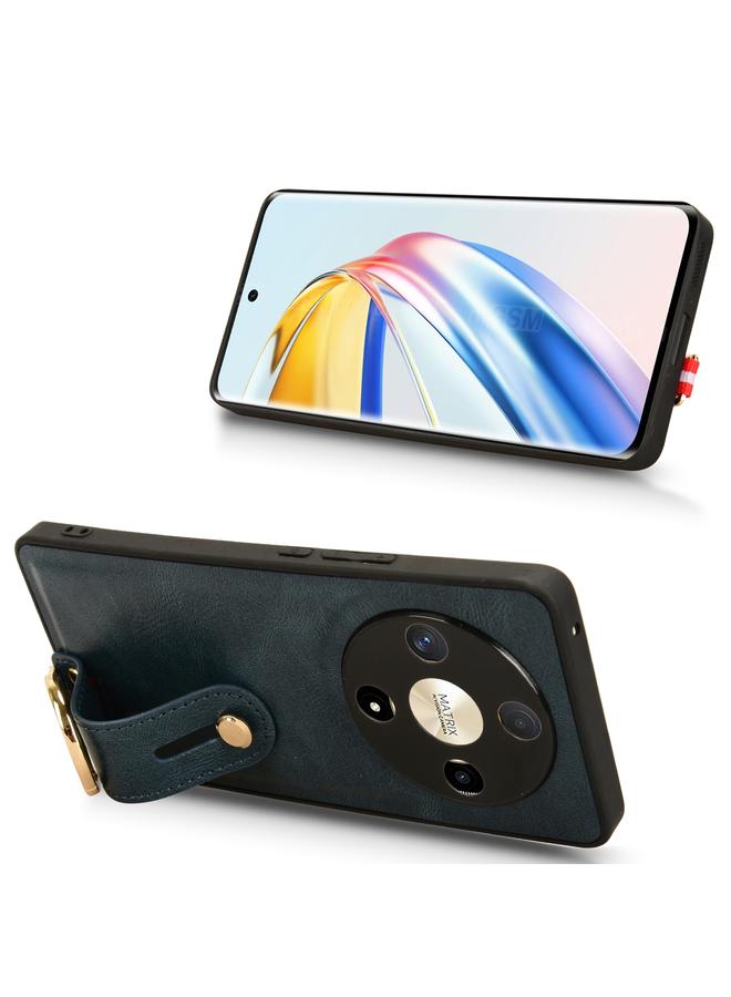 اس-توب جراب خلفي من الجلد لهاتف Honor X9b/Magic6 Lite 5G مع سوار معصم - Image 4