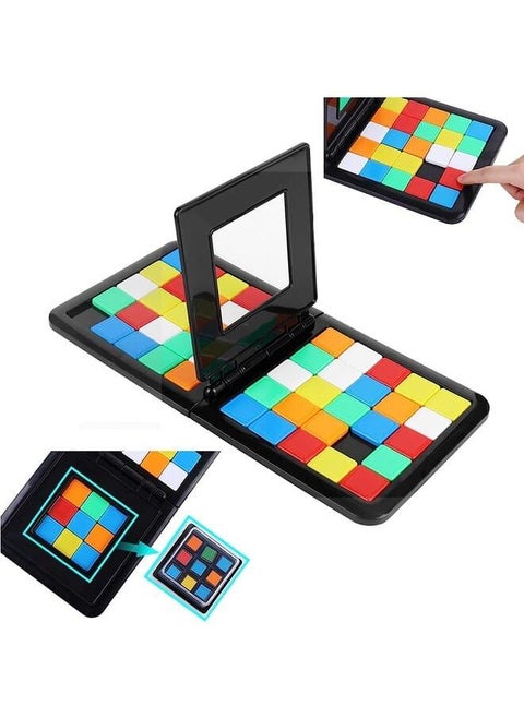 Azonee Race Game, Magic Block Game Board Games for 2 Players Genius Square Game Sequence Puzzle-Brain teasers-Board Games for Boys and Girls Rubiks Race Game 5+ Year Olds