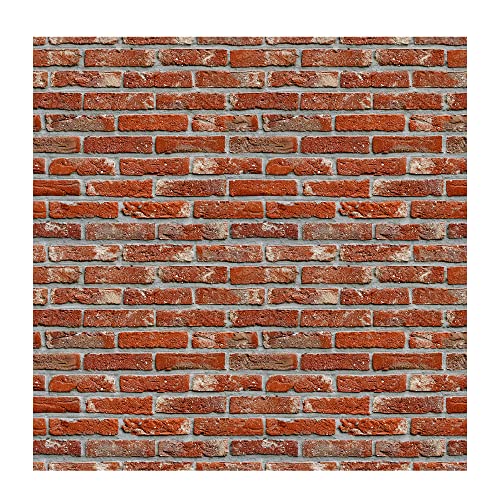 PAPER PLANE DESIGN Self-Adhesive Matte Waterproof Brick Wallpaper - 1 Roll Size 2 X 12 Feet - Image 1