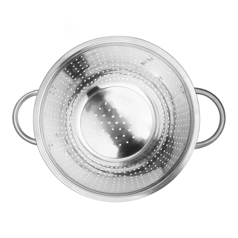 Simply Kitchen  Pasta Strainer With Base 24 Cm Steel  | Best Price UAE