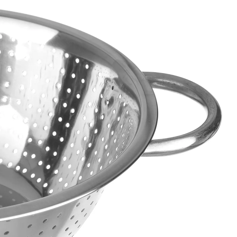 Simply Kitchen  Pasta Strainer With Base 24 Cm Steel  | Best Price UAE