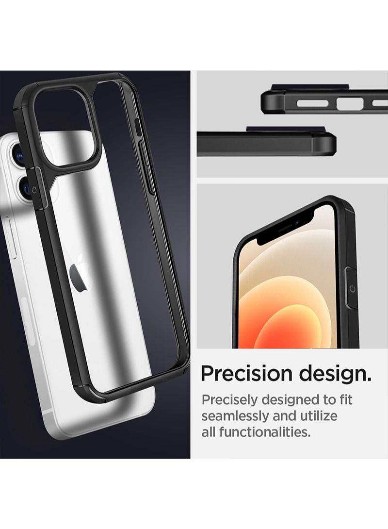 انفوسن غطاء آيفون 12 ميني شفاف جراب رقيق للغاية سيليكون مقاوم للصدمات جراب صلب الظهر غطاء حماية شفاف نحيف للهاتف لهاتف ابل ايفون 12 ميني 5.4 انش - اسود - Image 5