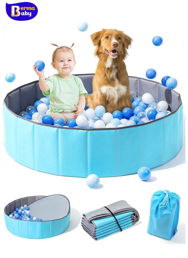 Large Ball Pit for Toddlers -  Baby Ball Pit with Pop-Up Playmat, Portable and Foldable Kids Ball Pit, Dog Play Pit, Indoor and Outdoor Use, Hold Over 800 Balls, Balls Not Include (Blue) - pzsku/ZF50E1C7DED6794F80F28Z/45/_/1731045995/b2f89cd1-ee1c-4011-a080-9d6848327a22