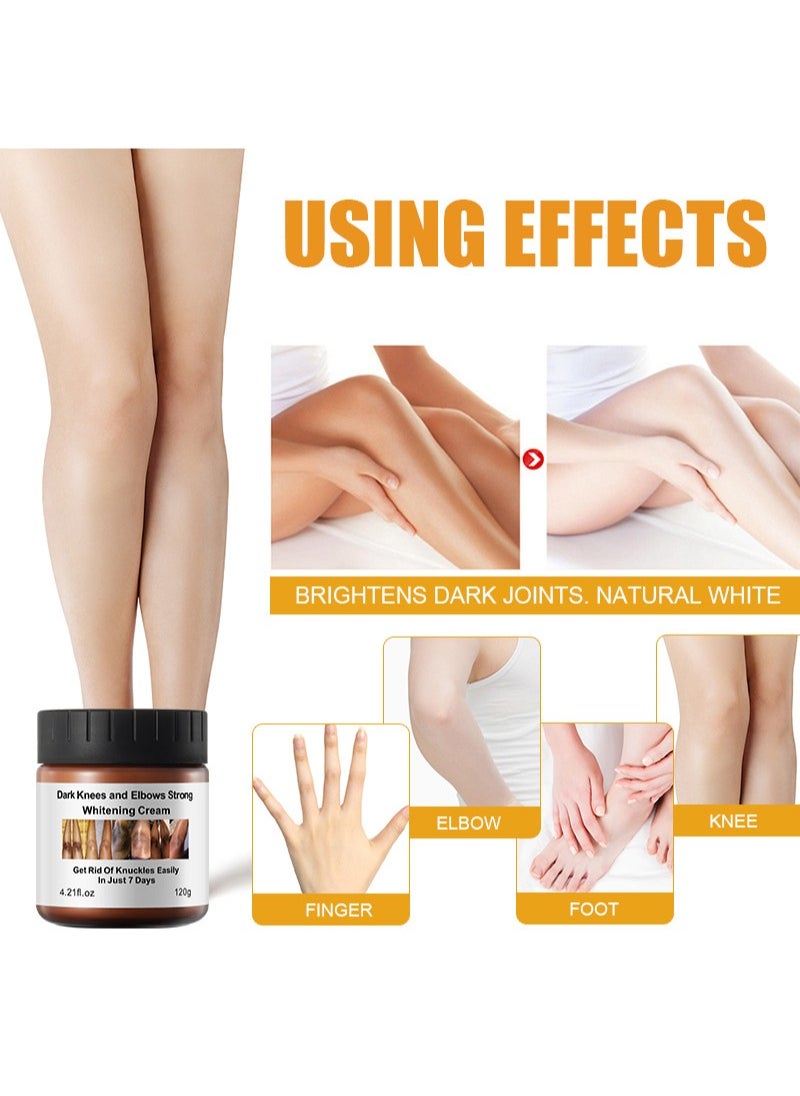 MOOYAM Whitening Cream for Correcting Dark Spots, Safe Armpit Moisturising Cream Lighten Melanin 120g - Practical Bleaching Body Lotion for Armpits, Neck, Knee, Elbow, Inner Thigh, Intimate Area  - Image 5