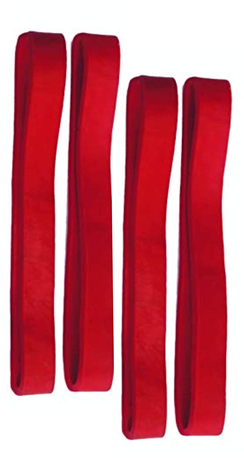 IMPRINT 11 MM Wide Red 5 Inch Long Latex Rubber Bands, Big, Large, Extra Strong Pack of 10 - Image 1