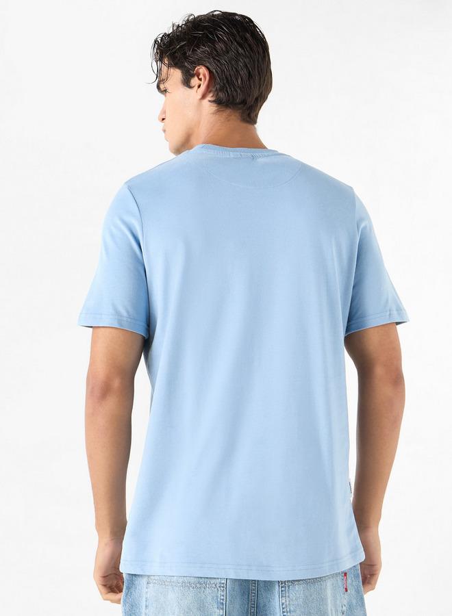 Starter Typographic Print Crew Neck T-Shirt with Short Sleeves - Image 3