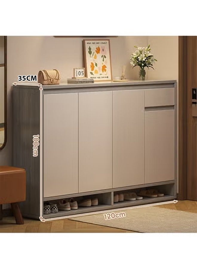 إن كي أكس خزانة أحذية فاخرة عالية الجودة مع أدراج متعددة الوظائف 120 سم - Image 2