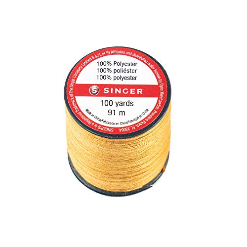 SINGER 67120 Blue Jean Thread, 100 Yards, Old Gold - Image 2