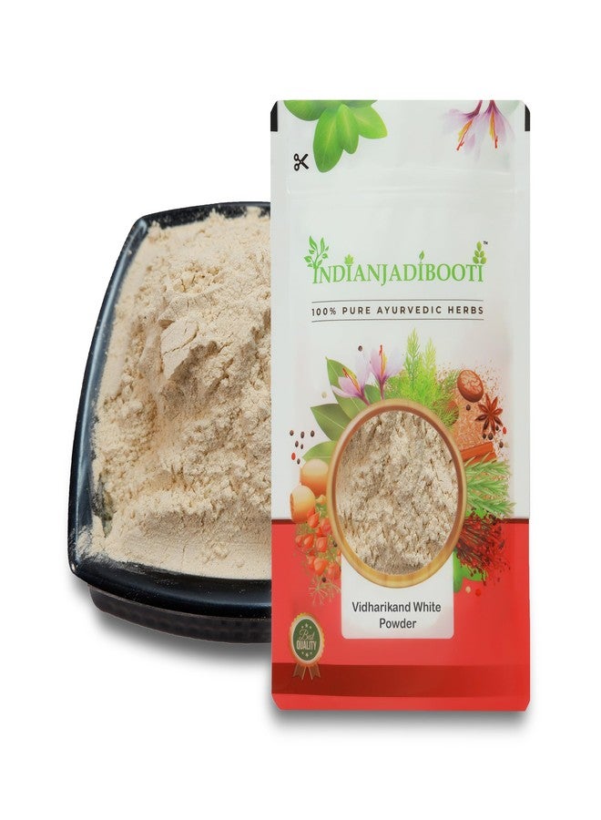 IndianJadiBooti Vidharikand Safed Powder-Vidarikand White Powder-Bidharikand-Dioscorea bulbifera (100 Grams Pack) (100g)