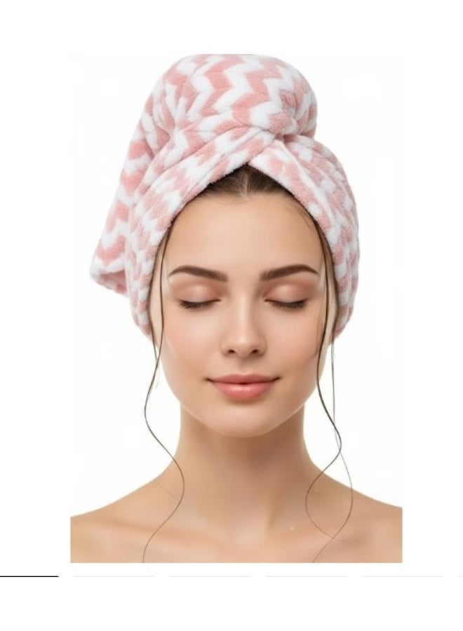 Luxury Microfiber Hair Wrapper – Quick Dry Hair Towel Turban for Women & Girls – Soft Hair Drying Cap for Styling and Sleep – Gentle & Protective Hair Wrap for Frizz-Free, Smooth Hair – Durable, Lightweight, and Fashionable Design - Multicolour Multishapes - Image 3