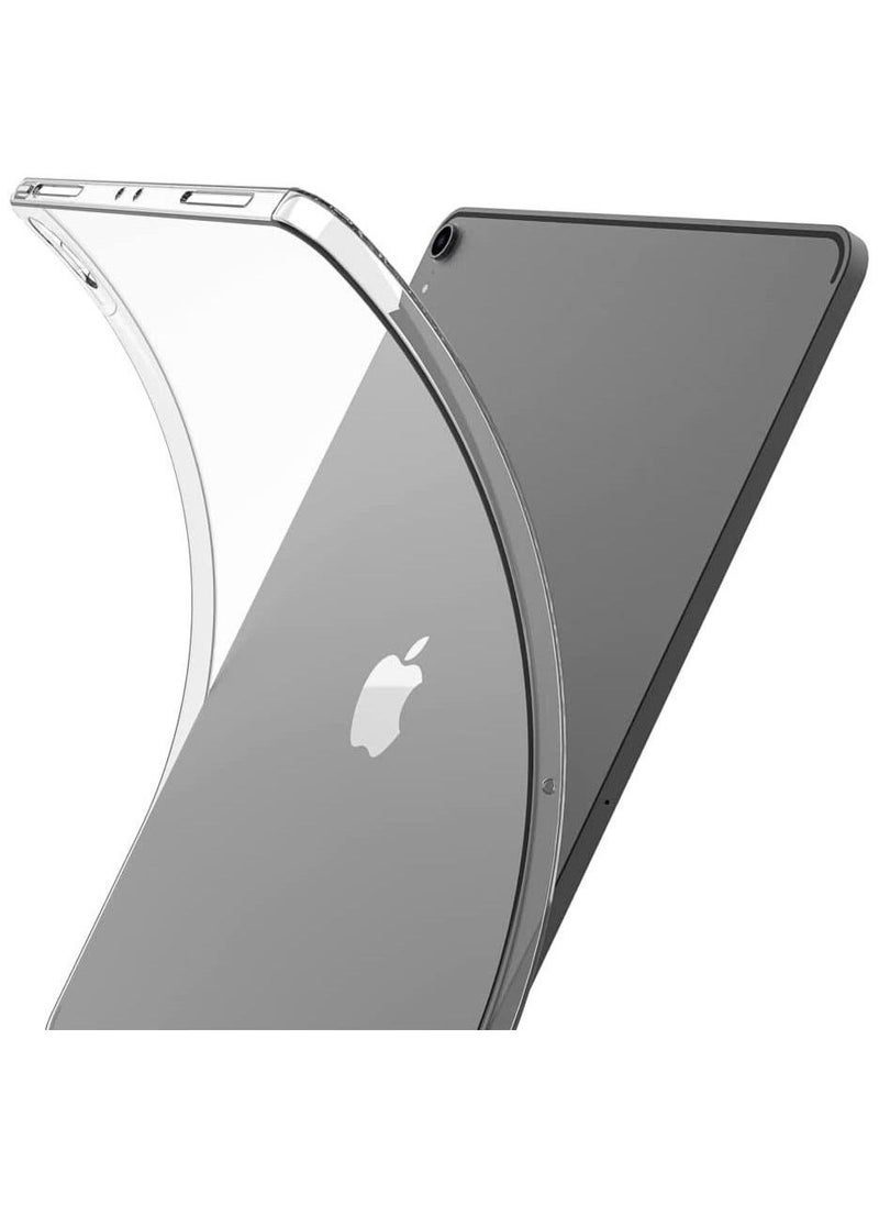 iPad Pro 12.9 inch Clear Case 2018,  Slim Design Flexible Soft TPU Protective Cover for iPad Pro 12.9" 2018 3rd Generation (Model: A1876/A2014/A1895/A1895) Tablet, Transparent - Image 3