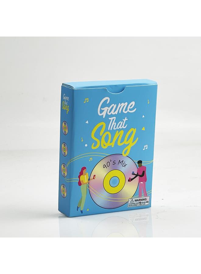 Bluejw Game That Song Full English Music Game Adult Party Card Game Party Board Game - Image 1