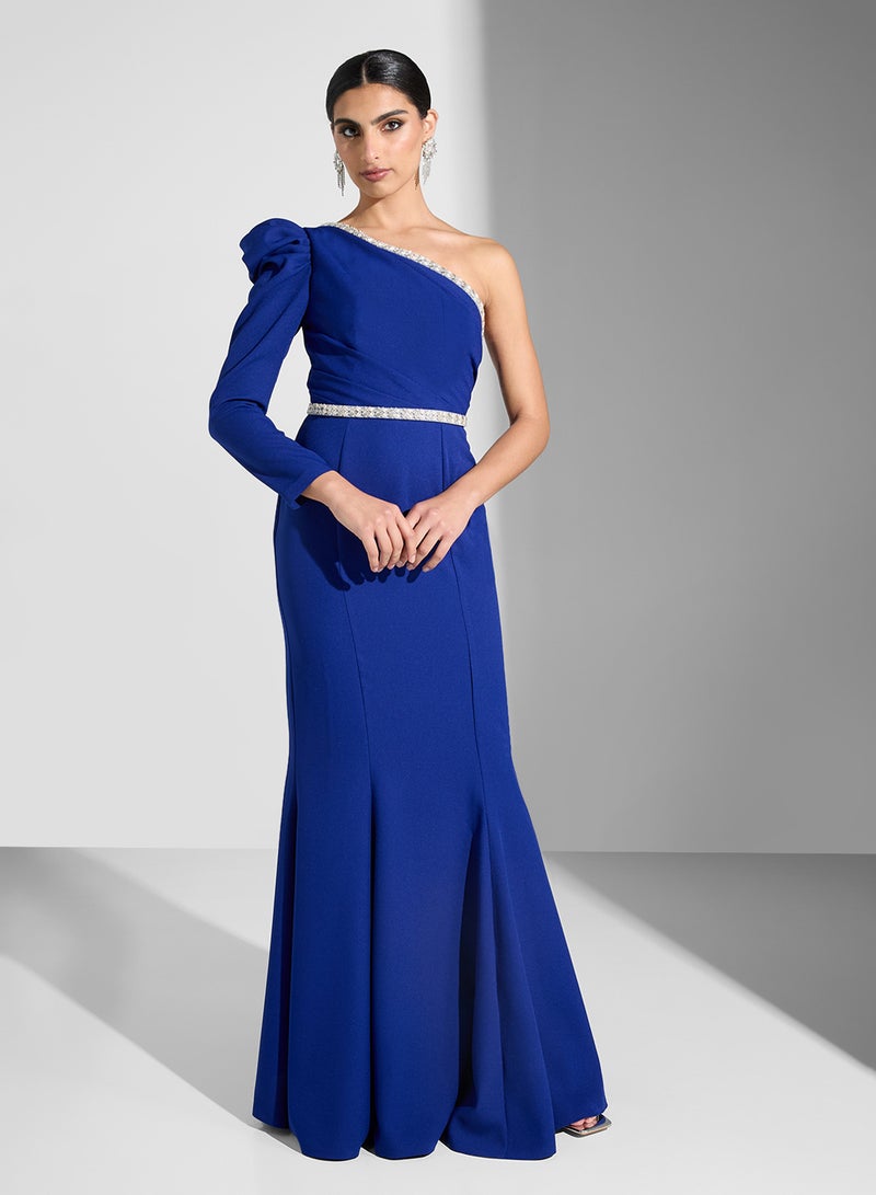 ايرا فستان سهرة بكتف واحد - Image 1