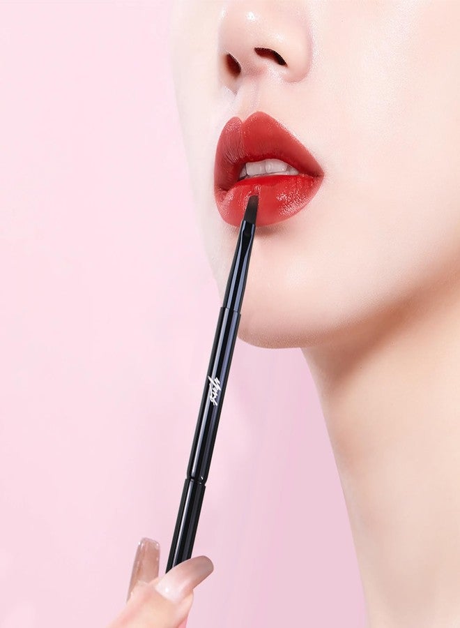 ACOSBRUOP Makeup Brushes Lip brushes Lipliner brushes Black with Cap for Lipstick Lip Golss Travel - Image 5