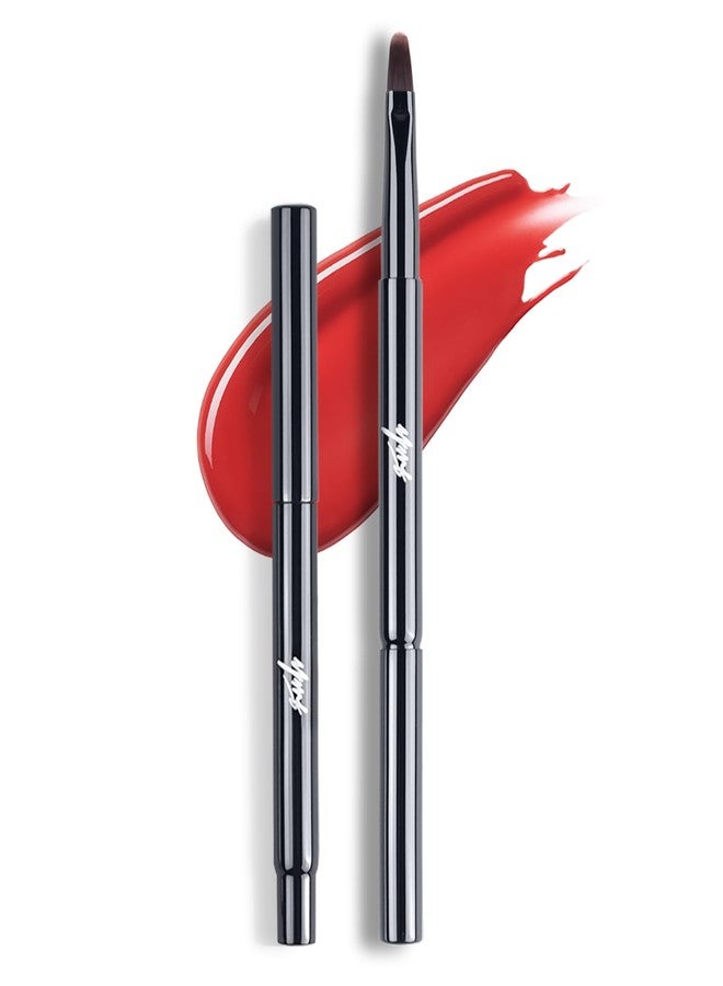 ACOSBRUOP Makeup Brushes Lip brushes Lipliner brushes Black with Cap for Lipstick Lip Golss Travel - Image 1