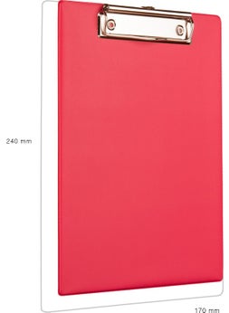 2K Kaymaz 2k Non-Slip A5 PVC Coverless Secretariat Red 