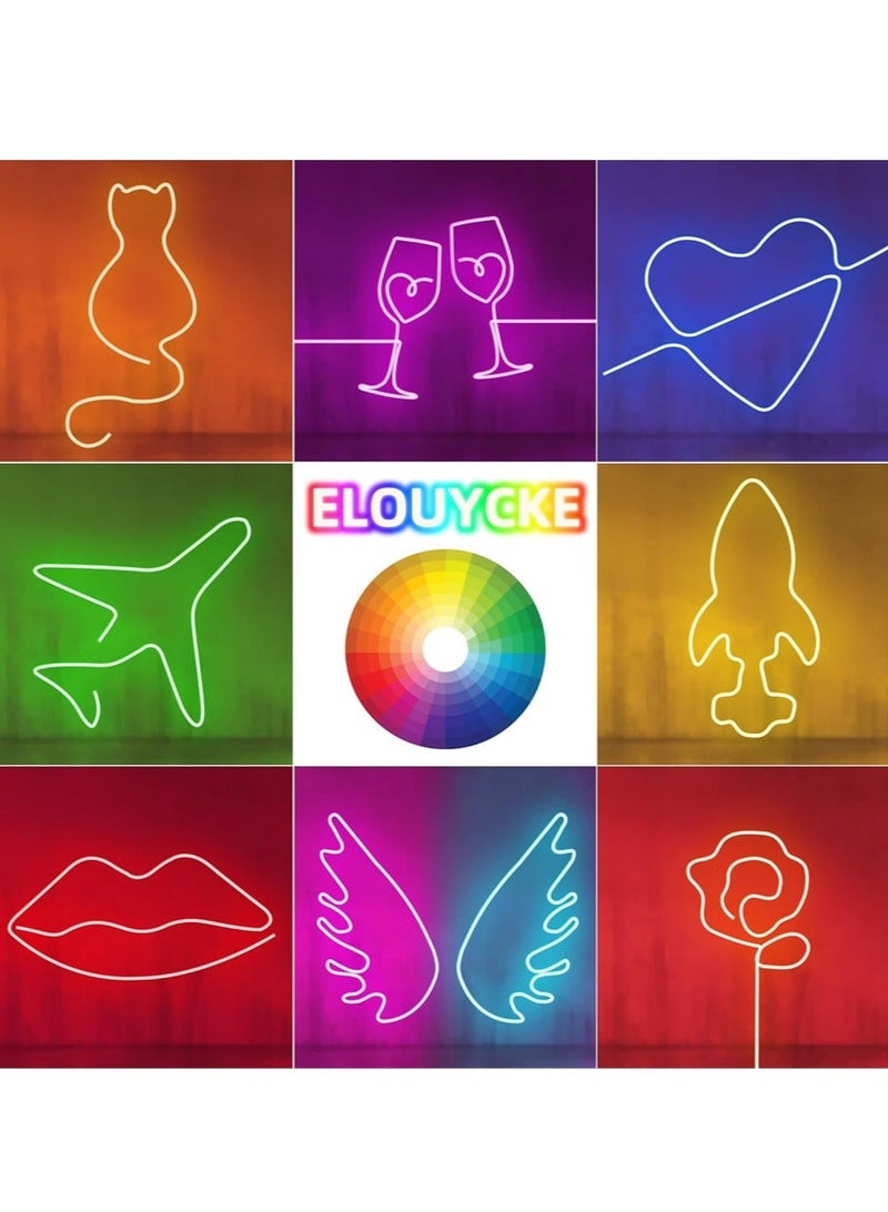 Leon Home Music Sync Neon Light Rope 3m App Controlled with Bluetooth for Home Decor Party Outdoor Use - Image 2