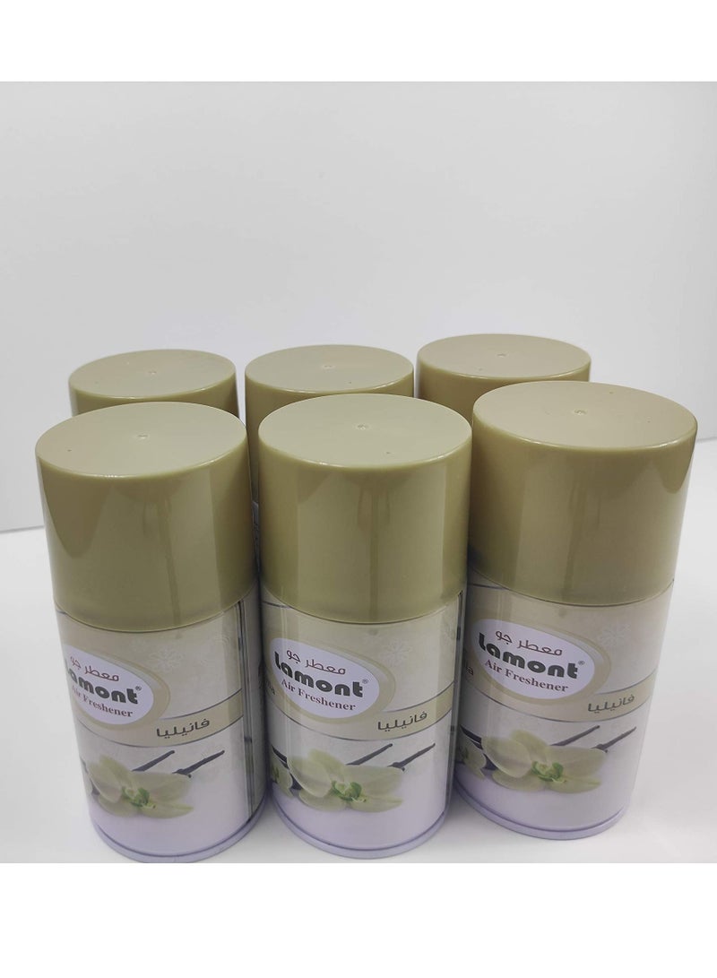 لامونت معطر بخاخ لامونت 6 قطع (فانيليا, 250 مل)