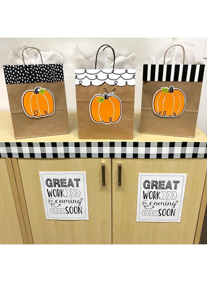 Creative Teaching Press CTP Doodle Pumpkin 6" Cut-Outs Learning Décor Accents for Halloween & Fall Classroom Theme (Creative Teaching Press 10590)  - Image 5