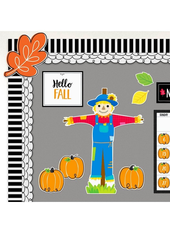 Creative Teaching Press CTP Doodle Pumpkin 6" Cut-Outs Learning Décor Accents for Halloween & Fall Classroom Theme (Creative Teaching Press 10590)  - Image 4
