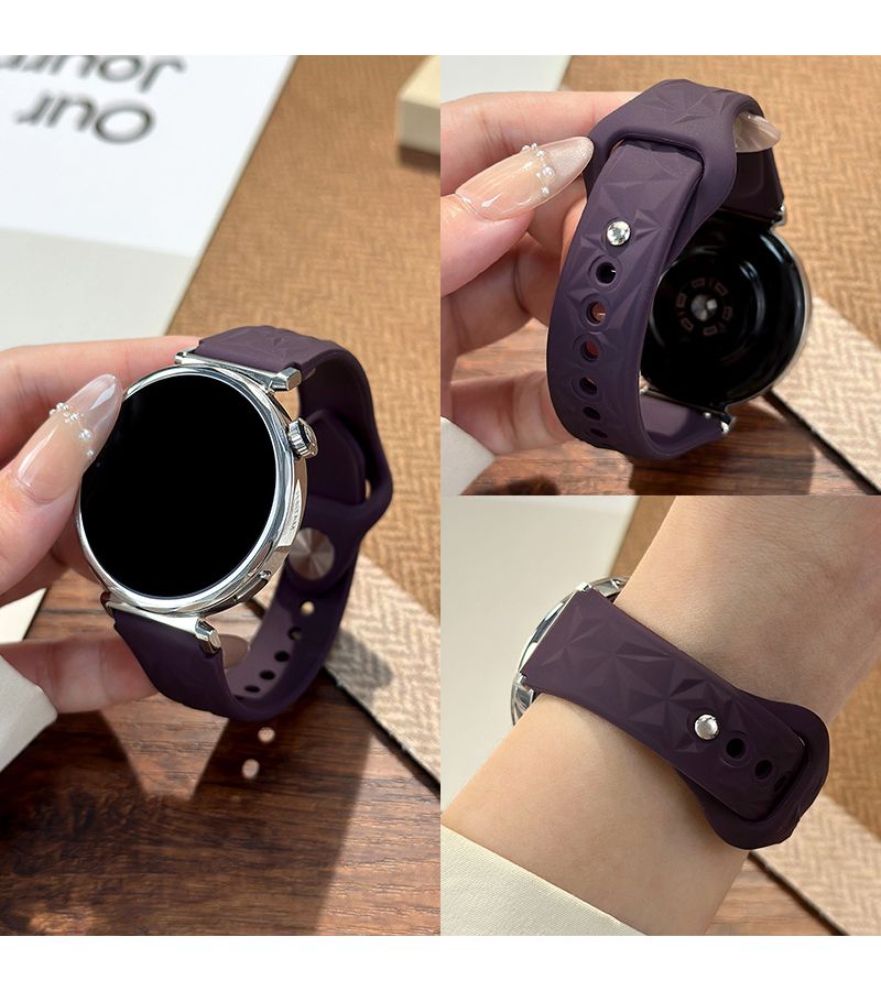 18mm Silicone Strap Orange Pink For Huawei Watch GT5 GT42 - Image 3