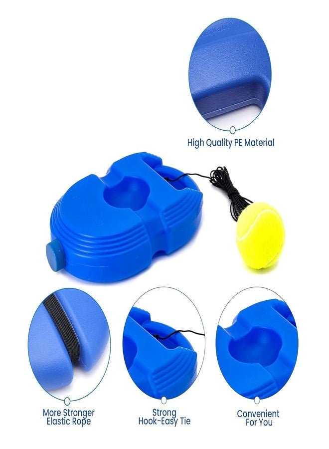 Toyshine Tennis Trainer Rebound Ball with 1 String Ball Solo Tennis Training Equipment for Tennis Self-Practice Training Portable Tennis Practice Training Tools for Adults Kids - Image 2