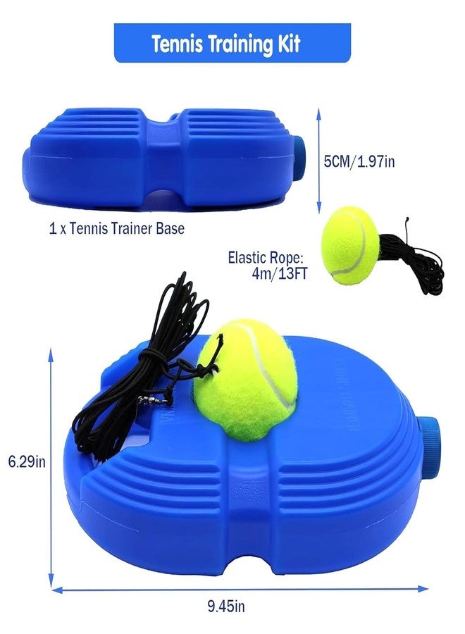 Toyshine Tennis Trainer Rebound Ball with 1 String Ball Solo Tennis Training Equipment for Tennis Self-Practice Training Portable Tennis Practice Training Tools for Adults Kids - Image 3