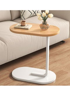Oval Coffee Table Decor, Contemporary Coffee Table, Portable Side Table, Small Side Table with Storage, Small Side Tables for Small Spaces