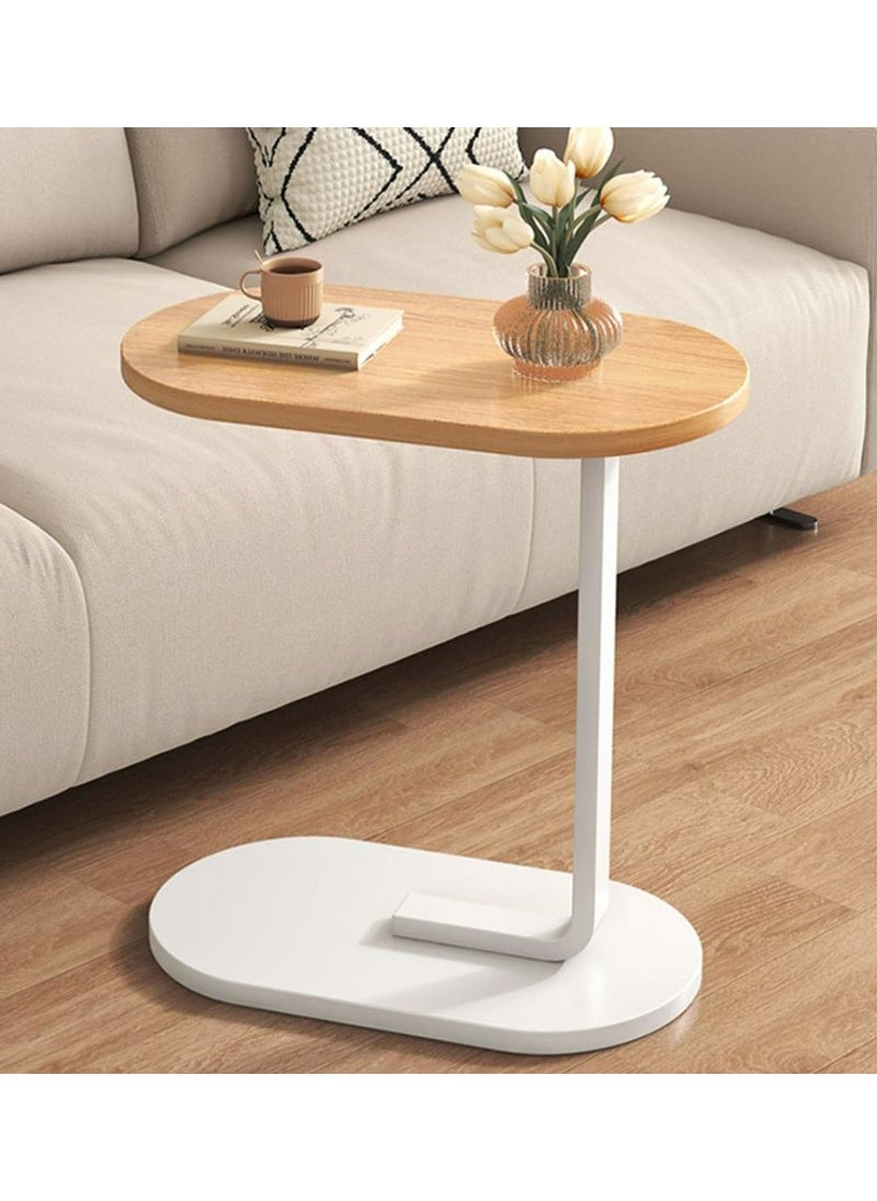 DubaiGallery - Oval Coffee Table Decor, Contemporary Coffee Table, Portable Side Table, Small Side Table with Storage, Small Side Tables for Small Spaces - Image 1