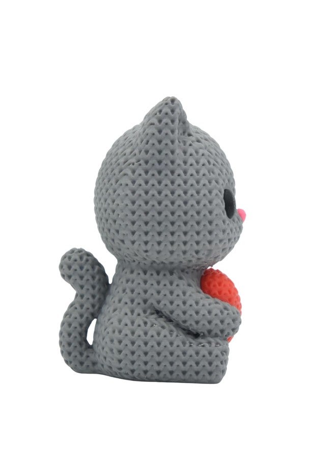 HICHISO Dilli Billi – Cute Love Cat Heart Decor | Romantic Desk & Shelf Showpiece for Couples | Eco-Friendly Polymer Figurine | Valentine’s Day, Anniversary, Girlfriend Boyfriend Gift | Instagrammable - Image 3