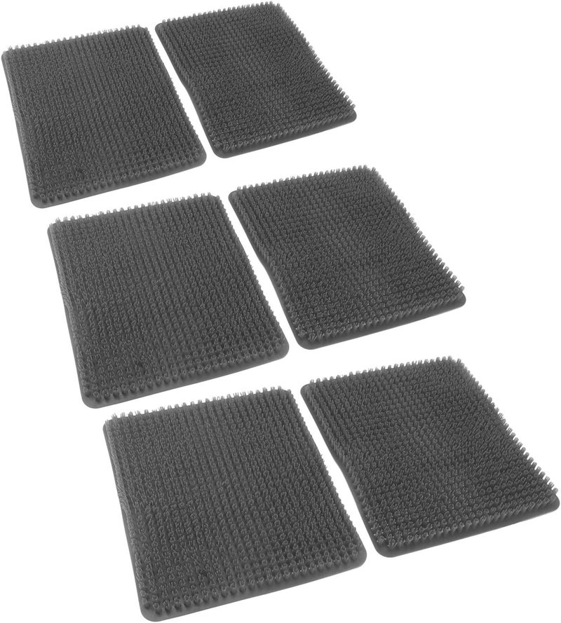 Chicken Nesting Pads, 6 Pcs Washable Reusable Nesting Box Pads for Laying Eggs, 13.8x12.2in Scratch PE Bedding for Coop with Hole Design for Manure Removal (Grey) - Image 5