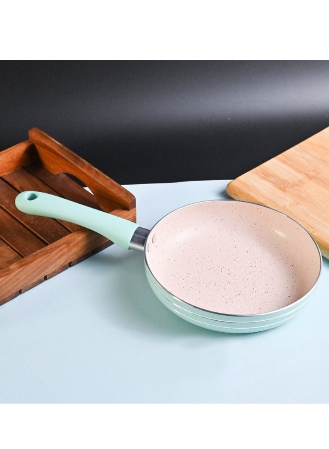 Granite Frying Pan, Non-Stick Cooking Pan for Cooking Steaks, Fried Eggs, Beef, Pancakes - 16cm - Image 1