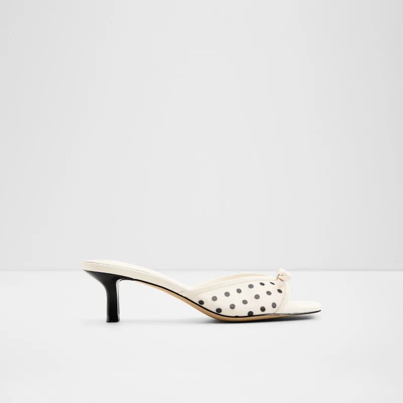 Begoniaa Ladies White Heeled Sandals