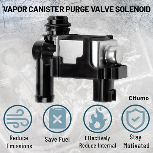 Citumo Vapor Canister Purge Solenoid Purge Control Vaccum Solenoid Valve Vapor Canister Shutoff Valve Replaces # K5T45786 14935-JF00A - Image 2