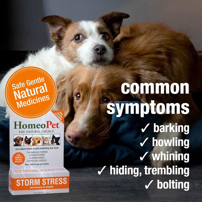 HomeoPet Storm Stress Calming Solution for Dogs and Cats (15 ml) - Image 3