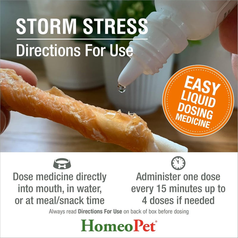 HomeoPet Storm Stress Calming Solution for Dogs and Cats (15 ml) - Image 5