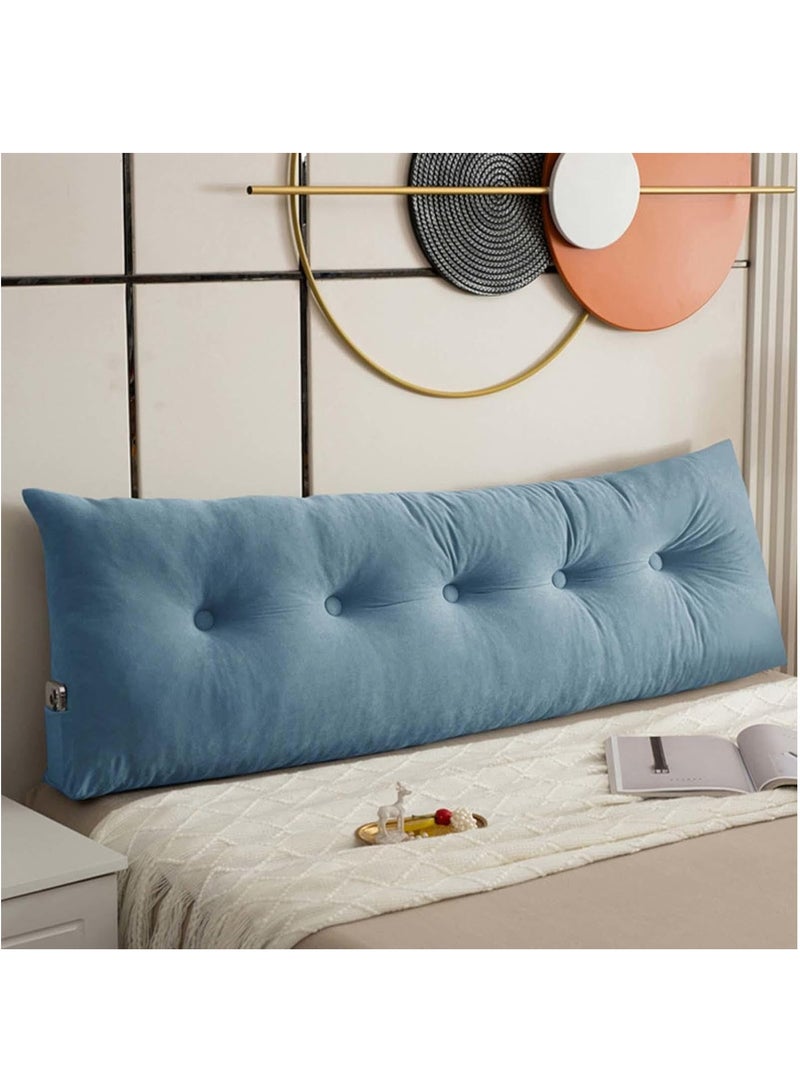 Reading Cushion for Bed and Sofa Wedge Cushion Sofa Lumbar Cushion Bed Cushion Back Cushion Seat Cushion Bed Chair Cushion Headboard Bed Seat Cushion Removable Cover 150x50x20cm  - Image 2