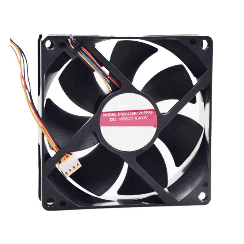 90mm 12V 0.41A 4 Pin PWM Cooling Fan 90x90x25mm High Airflow PC Case Fan - Image 2