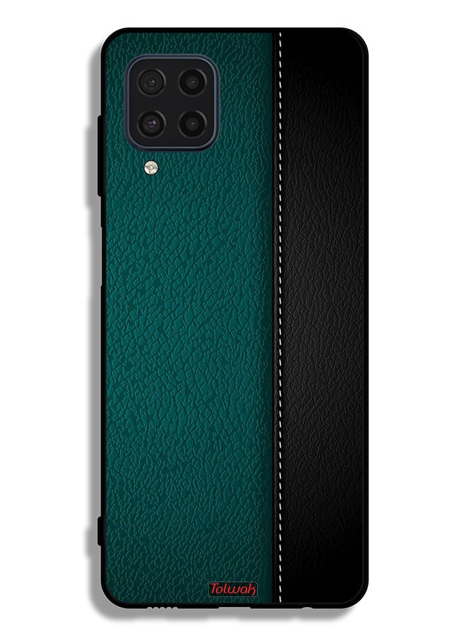 Tolwak Samsung Galaxy F22 Protective Case Cover Leather Pattern - Image 2